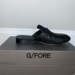G FORE mens leather slipper